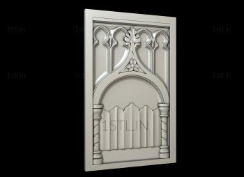 Vertical panel (PV_0423) 3D model for CNC machine